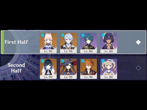 3.1 Spiral Abyss, Hydro Supremacy (pre-Nilou)💦 - (Floor 12, 9★)