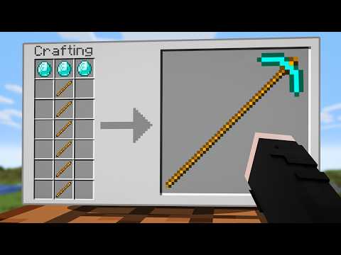 Minecraft, But With CUSTOM PICKAXES...!