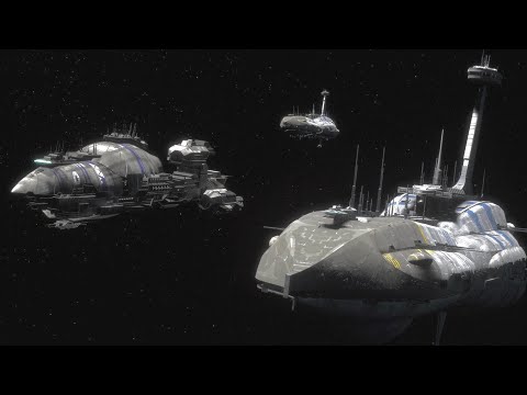 Separatist Fleet Arrives - Star Wars Fan Animation