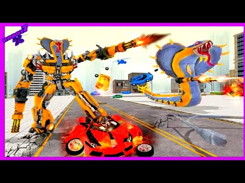 Police Snake Robot Transform War Robot Shooting 3D Android gameplay