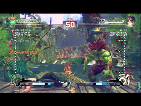 nocturnal_rites- [Blanka] vs. ke_law [Fei Long] - PSN SSF4 Arcade Edition