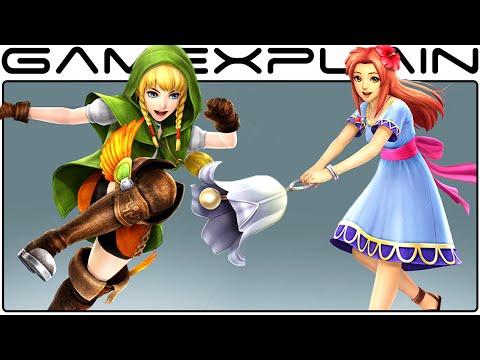 Hyrule Warriors Legends - Link's Awakening DLC Pack Slideshow (New Marin & Linkle Weapons!)