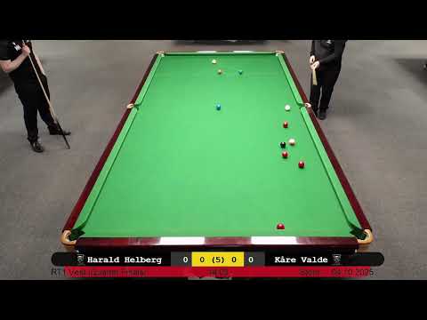 RT1 Vest 25/26: Kvartfinale. Harald Helberg vs. Kåre Valde