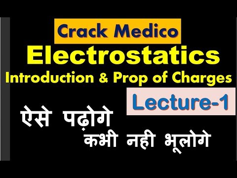 Electrostatics || Lecture-1||Introduction and Properties of Charge ||For NEET-19/|| By-Crack Medico Video