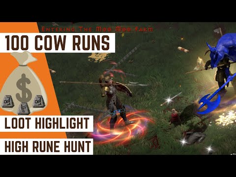 100 Cow Runs: Diablo 2 Resurrected | Loot Highlights
