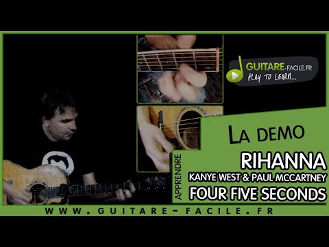 FourFiveSeconds Guitar - Complete Beginner Tutorial