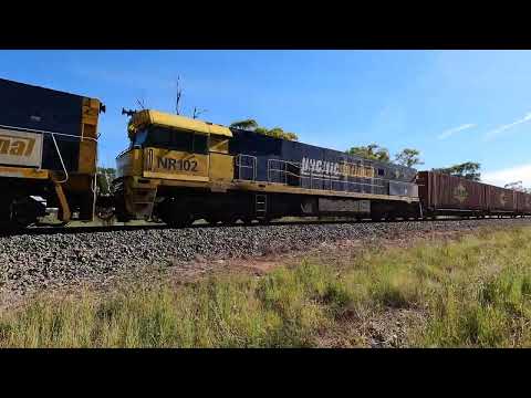 NR84 & NR102 at Brolgan NSW.  Tue 14th Dec 2021