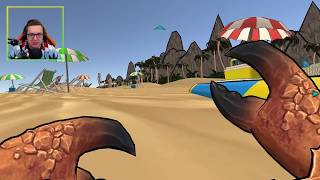 КРАБ-ИЗВРАЩЕНЕЦ НА ПЛЯЖЕ! - STALKER CRAB SIMULATOR