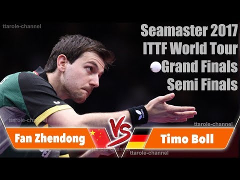 FAN Zhendong Vs Timo BOLL | Seamaster 2017 World Tour Grand Finals | Semi Finals