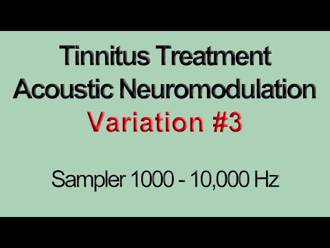 Tinnitus Treatment with ACR Neuromodulation Variation #3 Tone Sequence Sampler for 1000 - 10,000 Hz