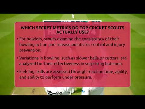 Cricket Scouting Metrics That Reveal Player Potential
