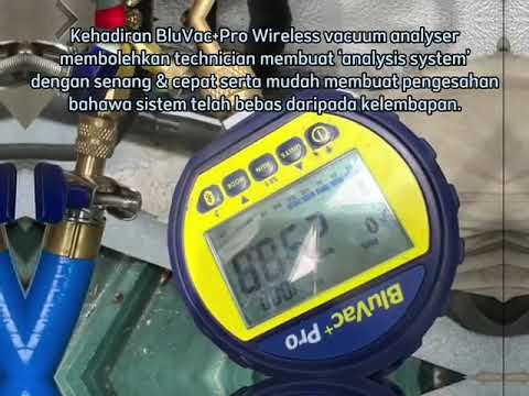 BLUVAC+PRO WIRELESS VACUUM ANALYSER. 