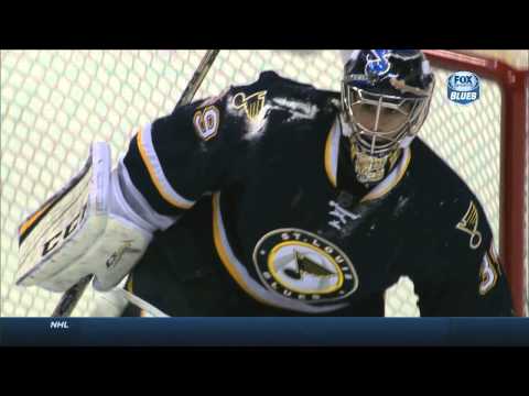 Ryan Miller robs Nathan MacKinnon on break away Colorado Avalanche vs St. Louis Blues 4/5/14