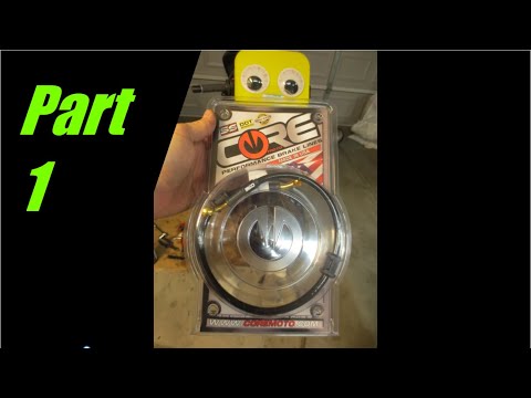 Core Moto Steel Braided Brake Line Install and Master Cylinder Rebuild - Part 1