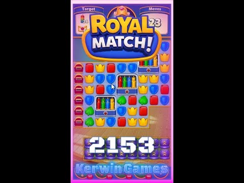 Royal Match Level 2153 - No Boosters Gameplay