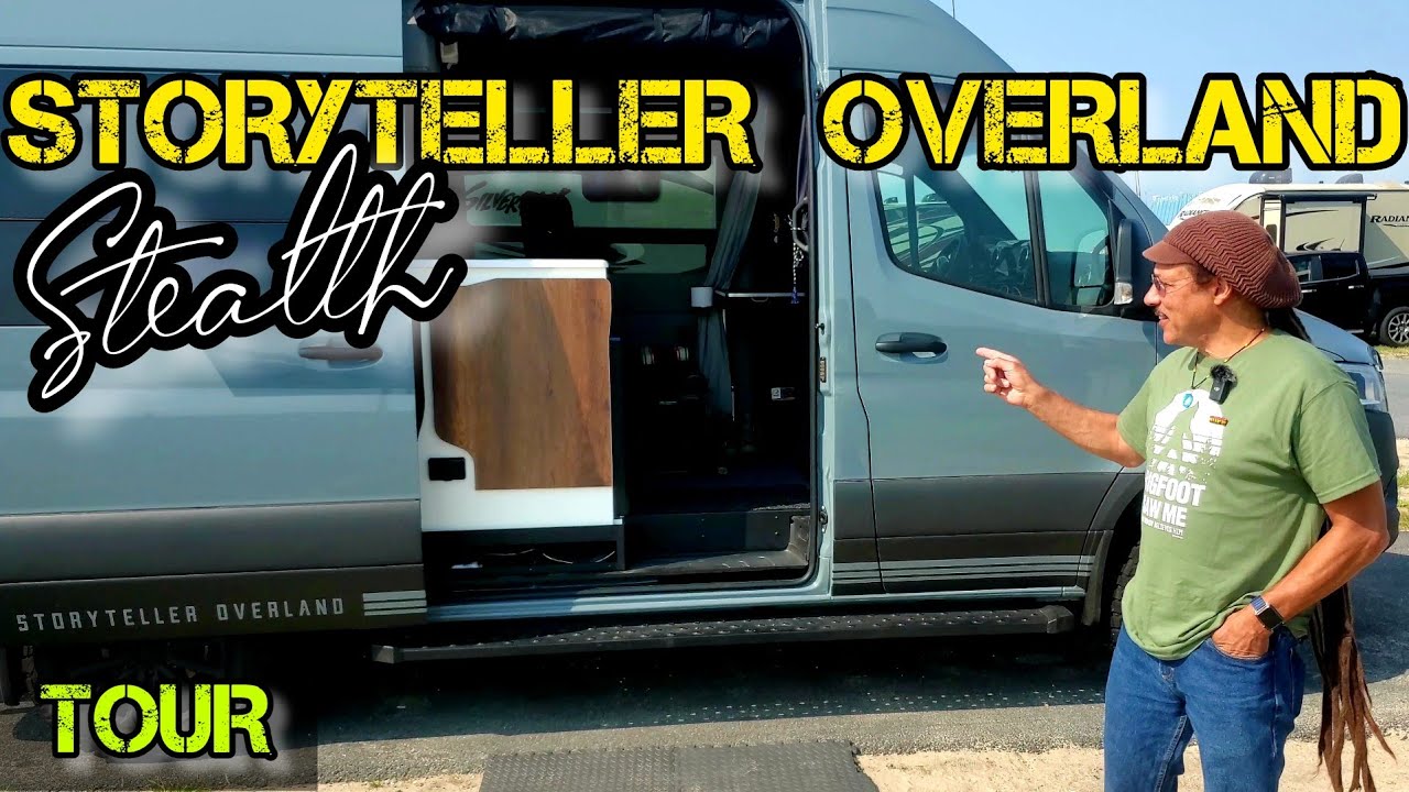 2023 Storyteller Overland Stealth Mode 4x4 Camper Van Rental in Murphy, Texas Walkthrough