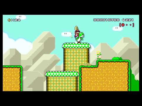 [3-1] Yoshi Valley by john - SUPER MARIO MAKER - NO COMMENTARY 1bf