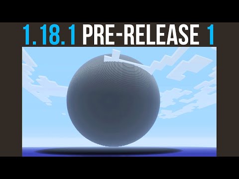 Minecraft 1.18.1 Pre-Release 1 - World Fog Changed Forever!