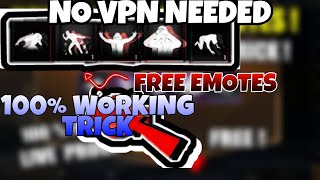 HOW TO GET FREE EMOTES IN PUBG MOBILE - FREE EMOTES WITHOUT VPN - FREE EMOTES IN S18 PUBG MOBILE