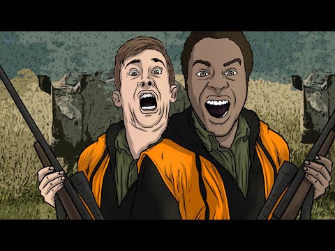 Far Cry 4 Co-op Funny Moments - The Rhino Hunt Begins, Invisible Vehicles, Animal Attacks!