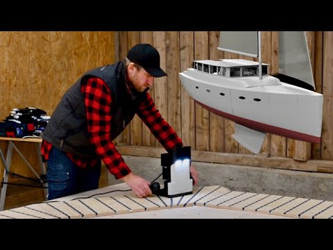 Building Temporary Hull Frames With New TECHNOLOGY- Ep. 325 RAN Sailing
