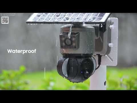 SHIWOJIA 4K Solar Security Camera Review | Dual Lens + Human Tracking + Night Vision