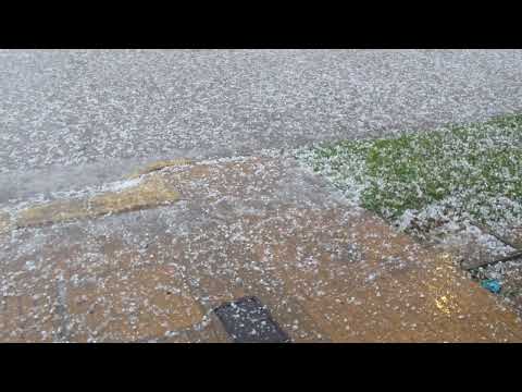 Granizada en Marcos Juarez (Cordoba) 27-8-2026