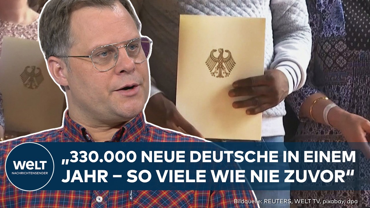 DEUTSCHLAND: Pass-Boom in Deutschland! Rekordzahl bei Einbürgerungen entfacht politische Debatte