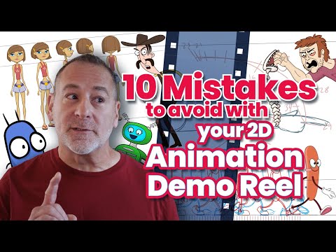 10 Mistakes To Avoid with Your 2D Animation Demo Reel