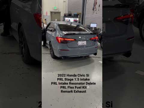 2022 Honda Civic Si: PRL intake, resonator delete, Remark Exhaust- First Start Up + Rev