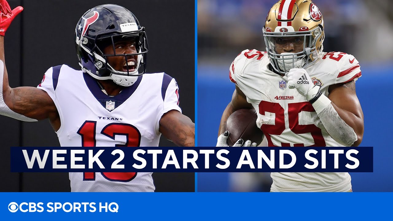 Fantasy Football Week 2 Starts and Sits | CBS Sports HQ