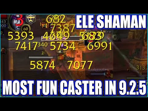 Most Fun & Insane Caster In 9.2.5 - Elemental Shaman Instant Lava Bursting Tripple Target
