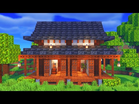 Minecraft: How to Build a Small Japanese House [Tutorial]