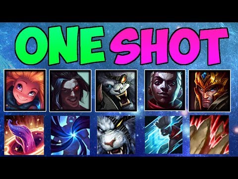 INSANE ONE-SHOT MONTAGE ( Zoe, Kayn , Rengar, Jarvan,..) | League Of Legends Mid