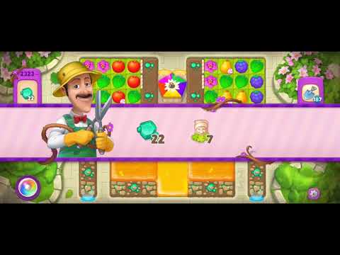 Gardenscapes Level 2323 Walkthrough "No Boosters Used"