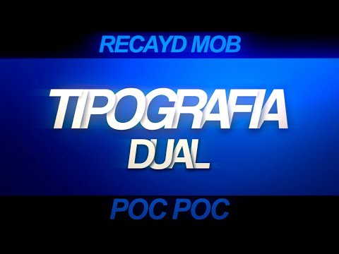 Tipografia Dual: Recayd Mob - POC POC ft. Derek, Dfideliz, Jé Santiago e MC Igu (VÍDEO PARA STATUS)