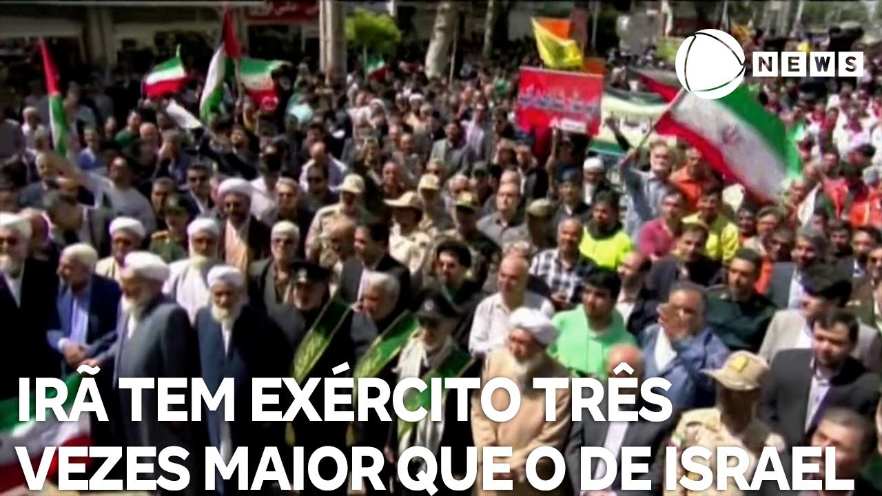 Irã tem exército três vezes maior do que o de Israel