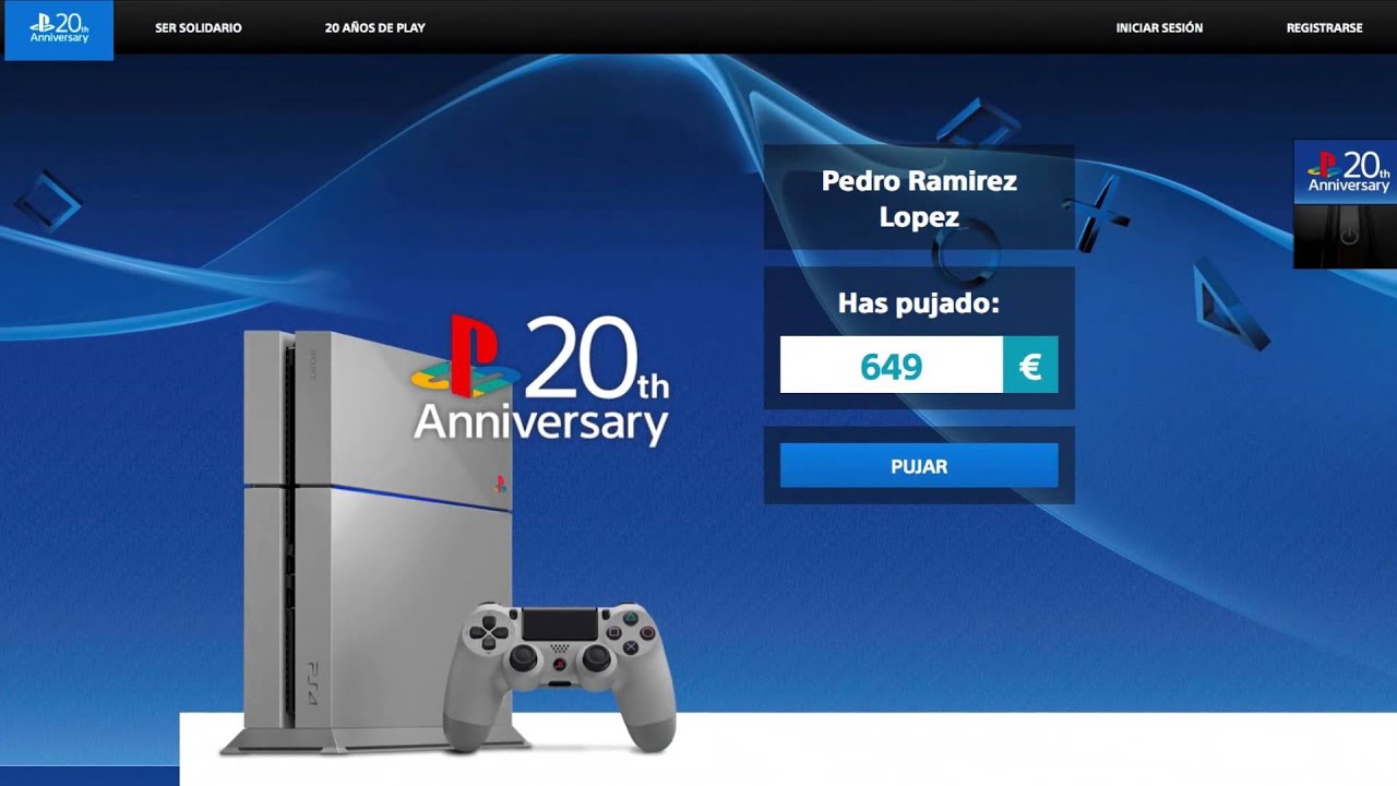 EMAGON desvela cómo hacerte con PS4 Edición 20 Aniversario en España