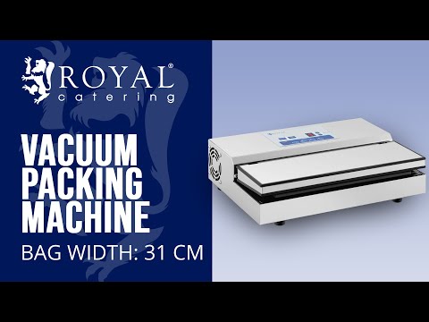 Video - Vacuümmachine - 440 W - 31 cm - roestvrij staal