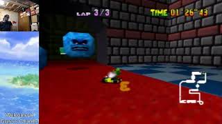 Download lagu Mario Kart 64 Bowser's Castle NSC 3lap in 1:52.83 (NTSC) mp3