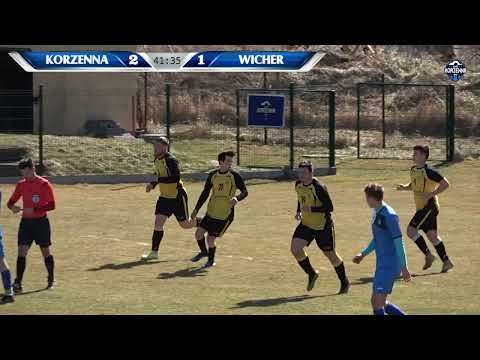 Skrót meczu ULKS Korzenna - Wicher Mogilno 4:1 (2:1) 27.03.2022r. - A klasa 2021/2022