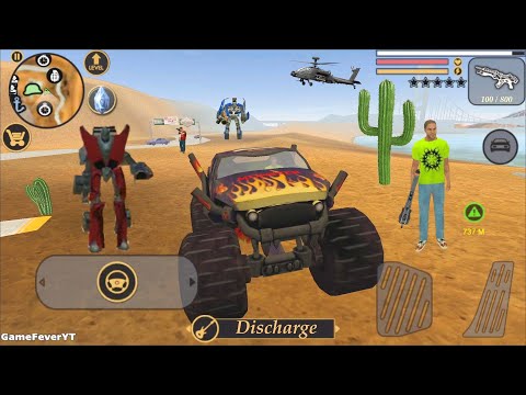 Vegas Crime Simulator (Huge Monster Truck Stunt on Desert)Jumping Japang Truck - Android Gameplay HD