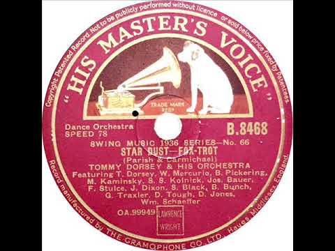 Tommy Dorsey - Star Dust (Edythe Wright)