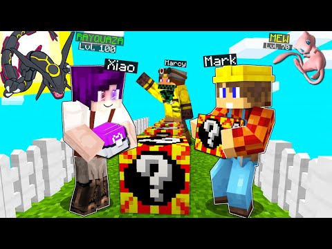 CORSA INFINITA DI PIXELMON LUCKYBLOCK SU MINECRAFT ITA!!