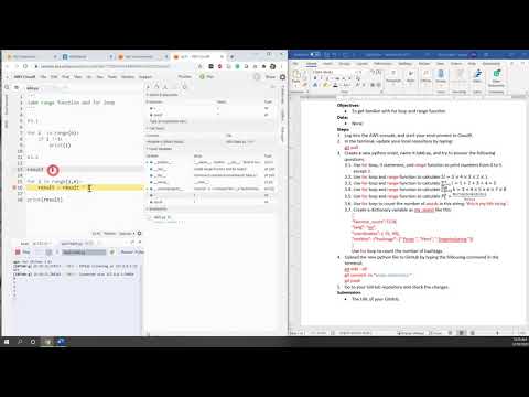 Lab 6 For Loop And Range Function In Python