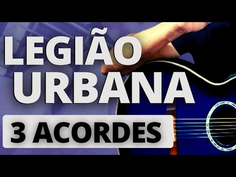 How to play 2 Legião Urbana songs on the guitar with only 3 chords! (ONLY 1 EASY BEAT)