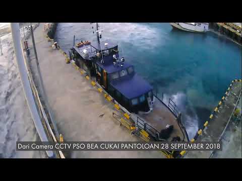 CCTV TSUNAMI 28 September 2018 - PANTOLOAN PALU