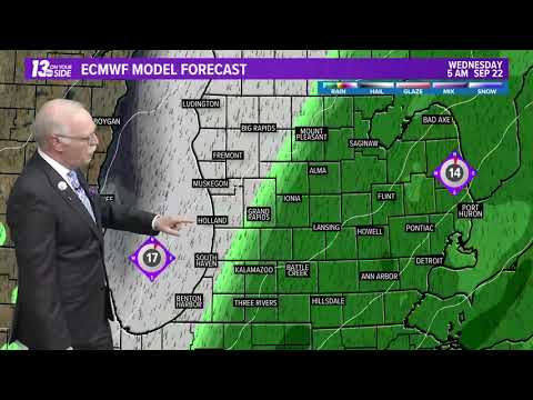 6 pm Weather Forecast - Grand Rapids, MI - Monday, September 20, 2021
