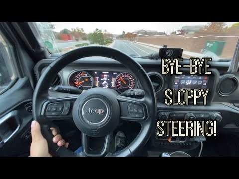 Jeep JL/ JT sloppy steering problems?  synergy track bar and sector shaft brace install