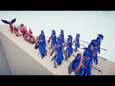 10x HOPLITE Vs FARMER Team - Totally Accurate Battle Simulator |TABS